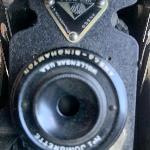 Historic 1925 Ansco Binghampton No.1 juniorette Camera. With corded shutter. - Picture 8 of 13